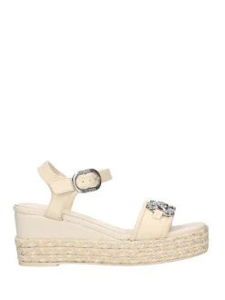 SANDALO DONNA - SARA LOPEZ CREMA - SL51SA 301P