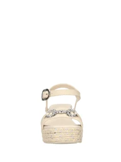 SANDALO DONNA - SARA LOPEZ CREMA - SL51SA 301P
