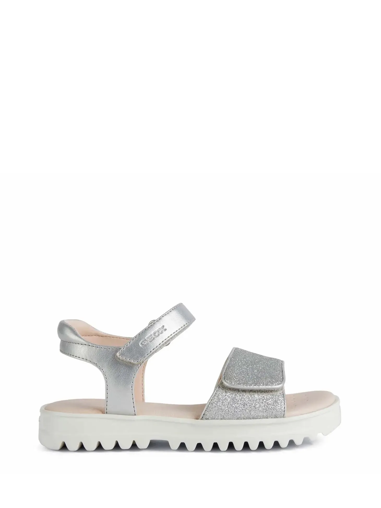 SANDALO RAGAZZA - GEOX ARGENTO - J256EB 0NFEW