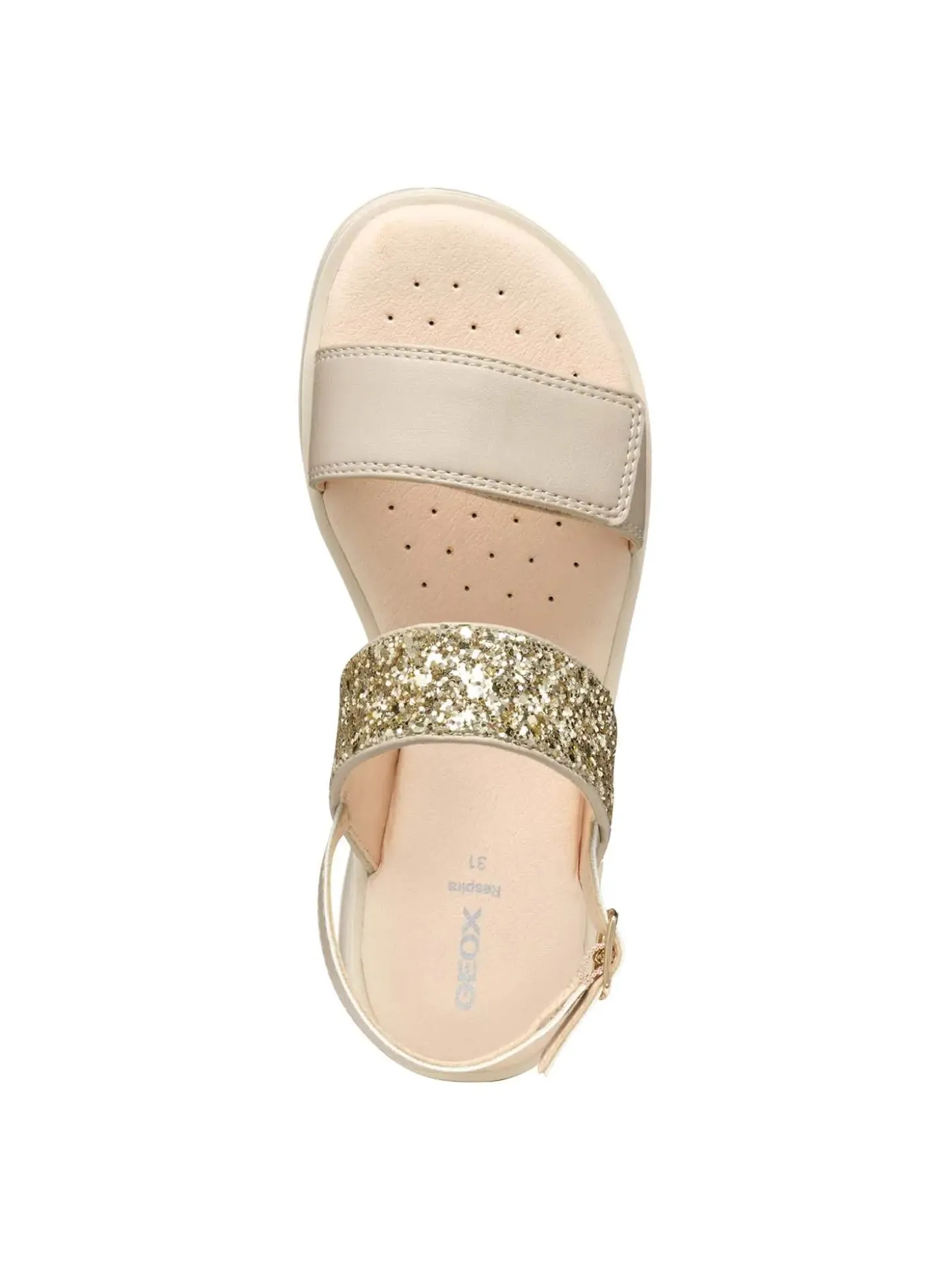 SANDALO RAGAZZA - GEOX BEIGE - J556EA 0BCEW