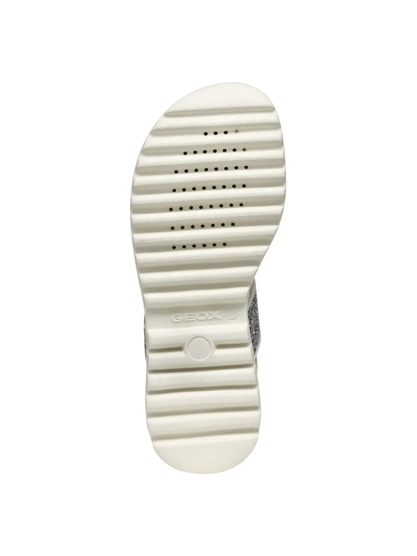 SANDALO RAGAZZA - GEOX BIANCO-ARGENTO - J556EA 0BCEW