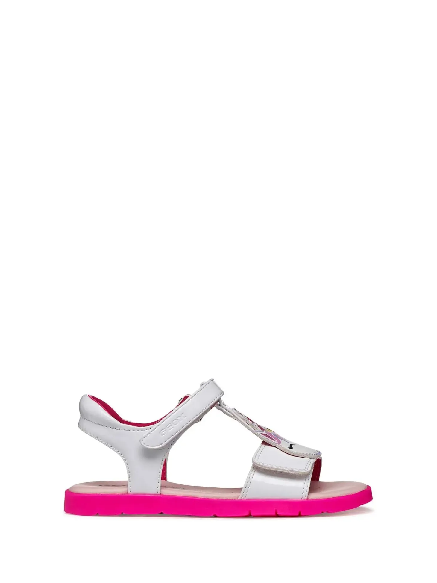 SANDALO RAGAZZA - GEOX BIANCO-FUXIA - J65P1C 000HH