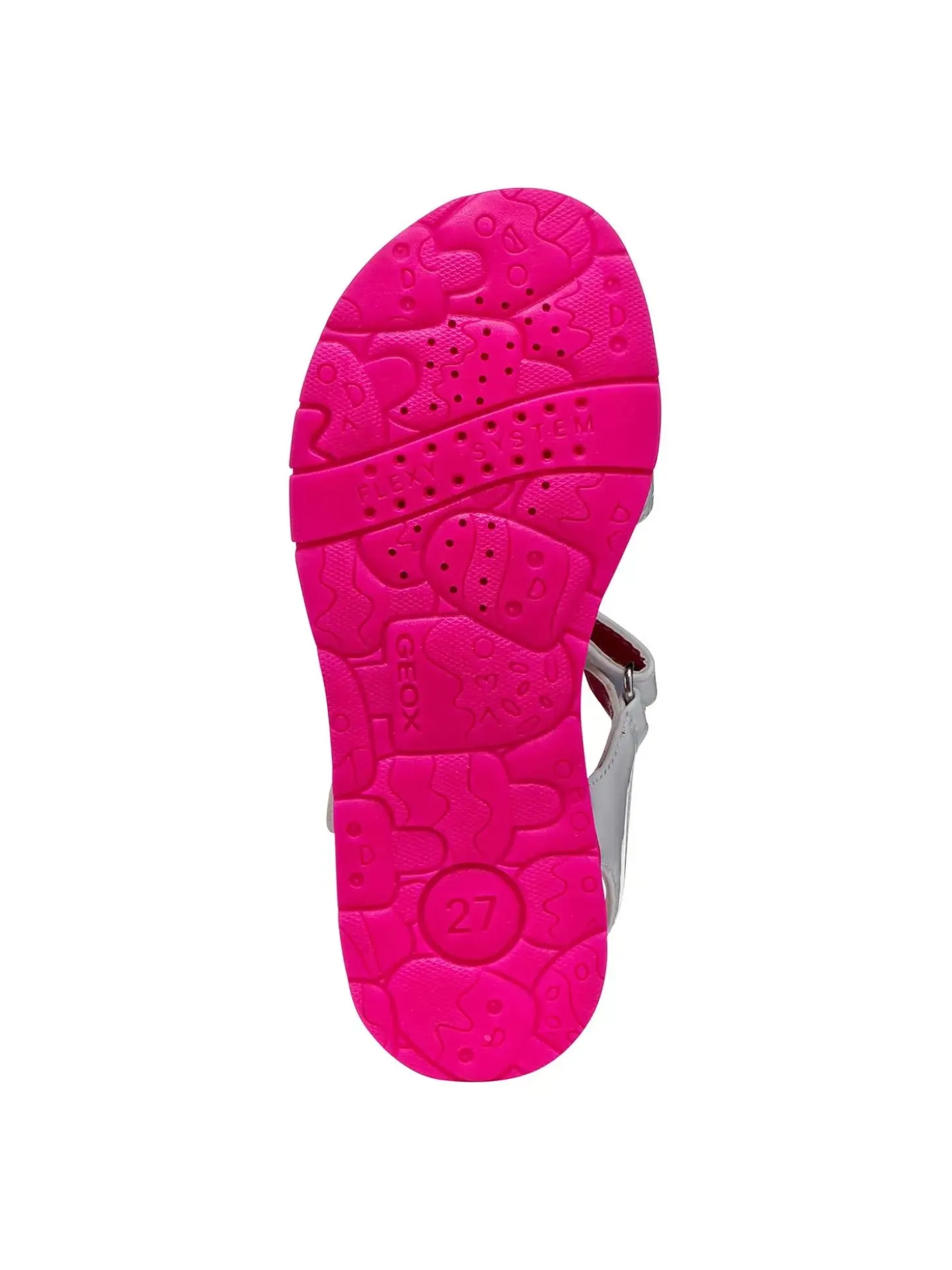 SANDALO RAGAZZA - GEOX BIANCO-FUXIA - J65P1C 000HH