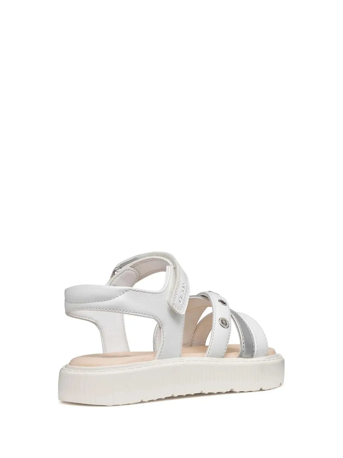 SANDALO RAGAZZA - GEOX BIANCO - J45DBI 000BC