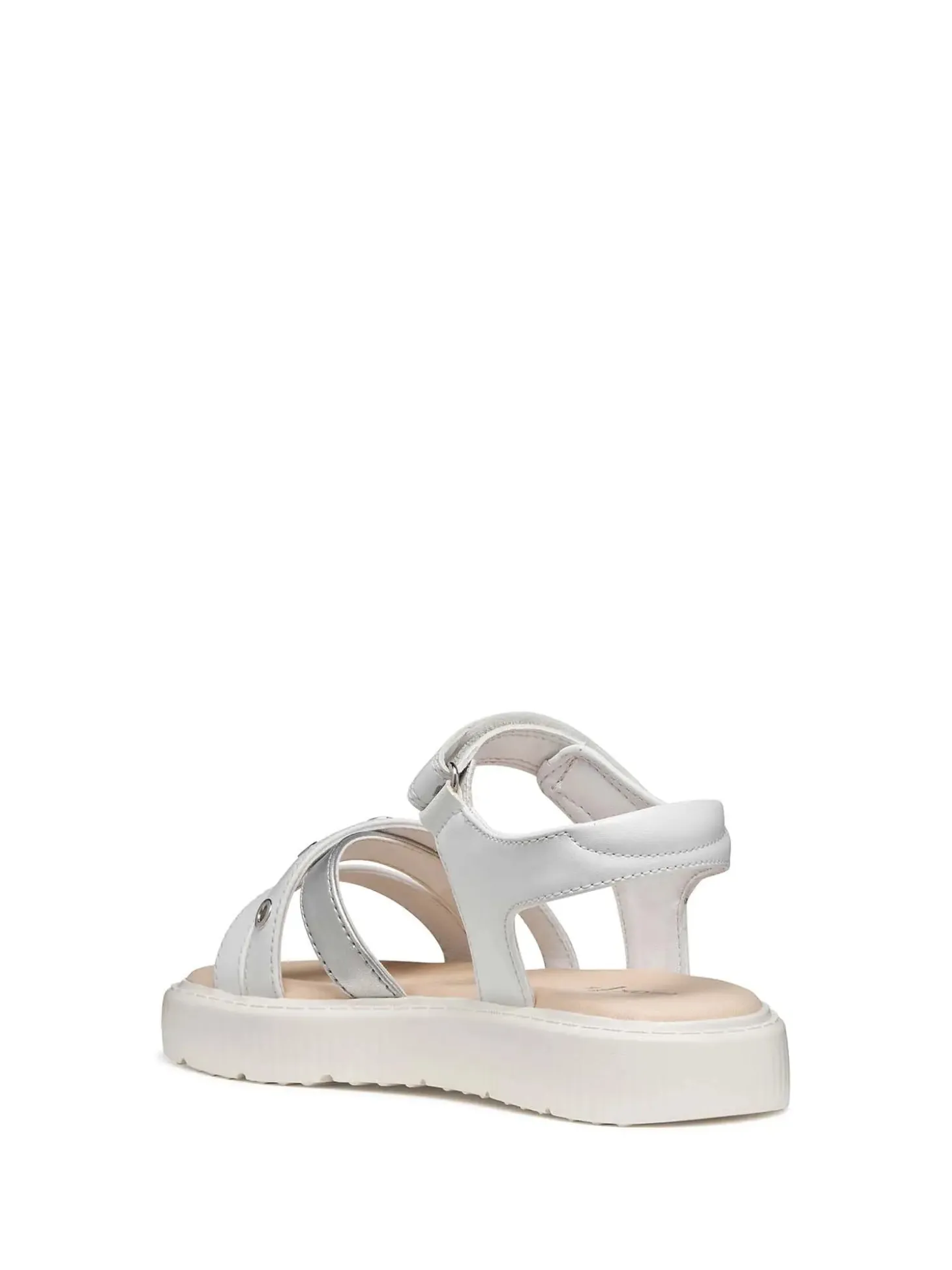 SANDALO RAGAZZA - GEOX BIANCO - J45DBI 000BC