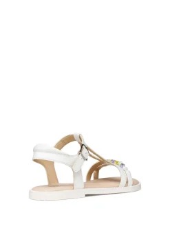 SANDALO RAGAZZA - GEOX BIANCO - J6535H 000BC
