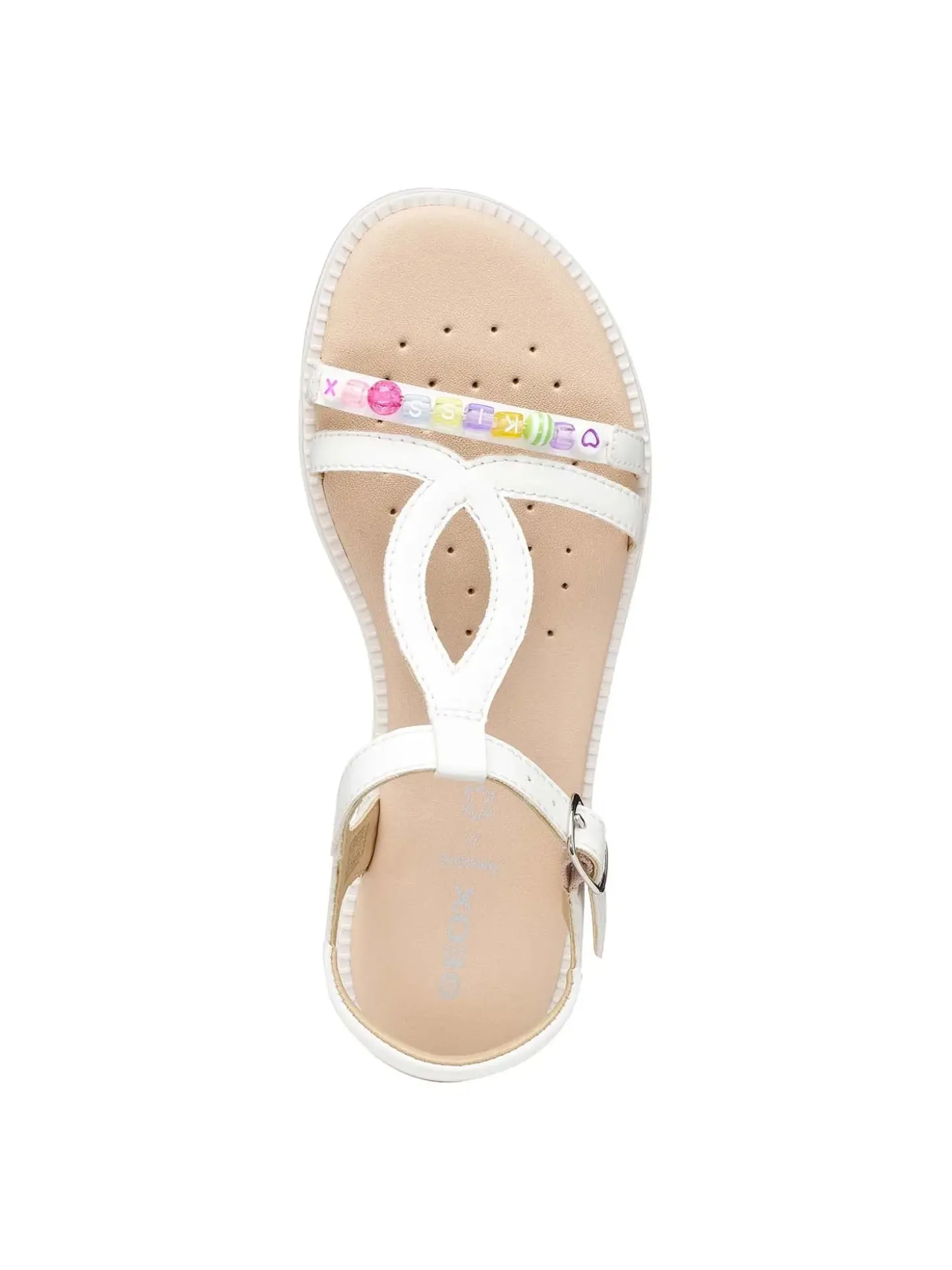 SANDALO RAGAZZA - GEOX BIANCO - J6535H 000BC