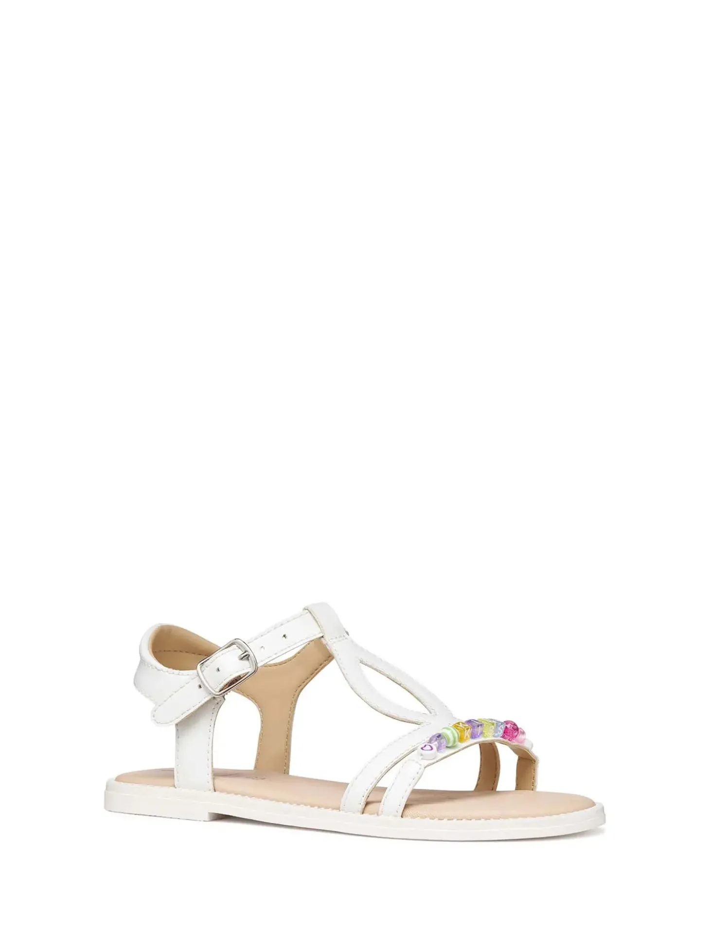 SANDALO RAGAZZA - GEOX BIANCO - J6535H 000BC