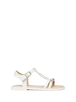 SANDALO RAGAZZA - GEOX BIANCO - J6535H 000BC