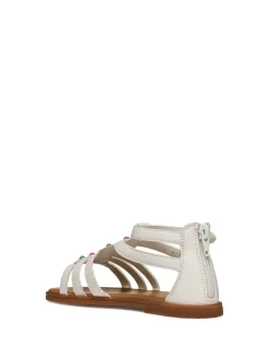 SANDALO RAGAZZA - GEOX BIANCO-MULTI - J6535D 000BC