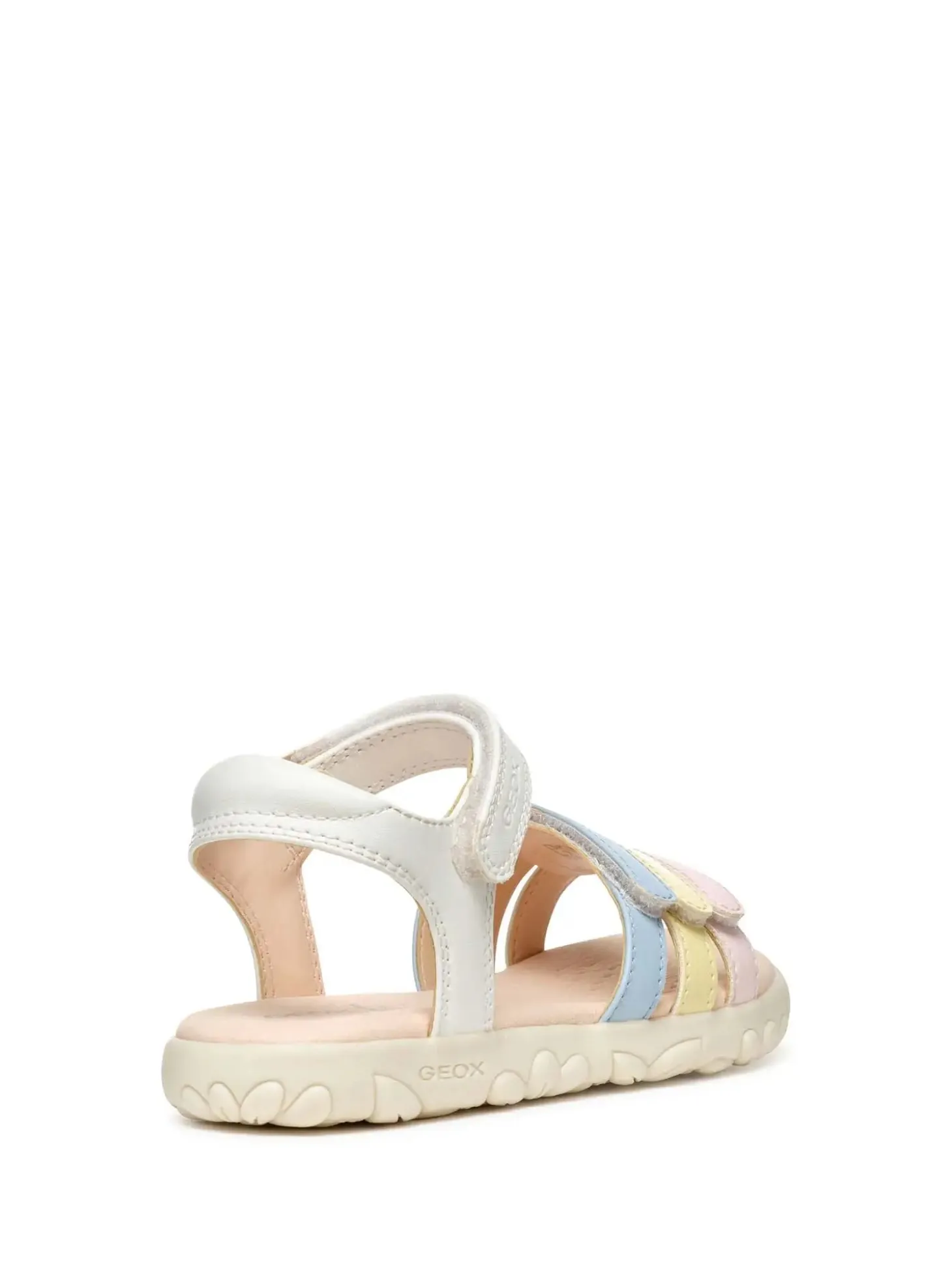 SANDALO RAGAZZA - GEOX BIANCO-MULTI - J458ZD 000BC