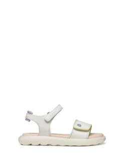 SANDALO RAGAZZA - GEOX BIANCO-MULTI - J65MSC 05402