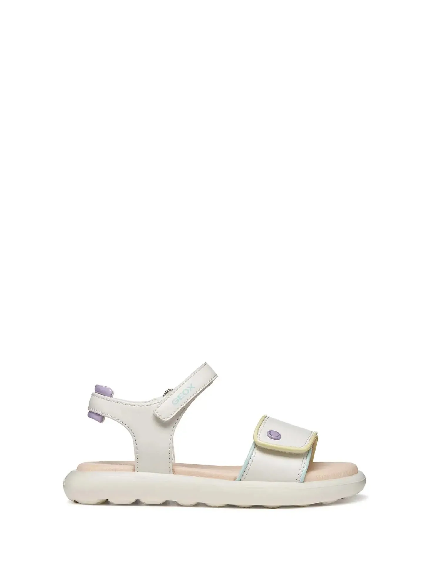 SANDALO RAGAZZA - GEOX BIANCO-MULTI - J65MSC 05402