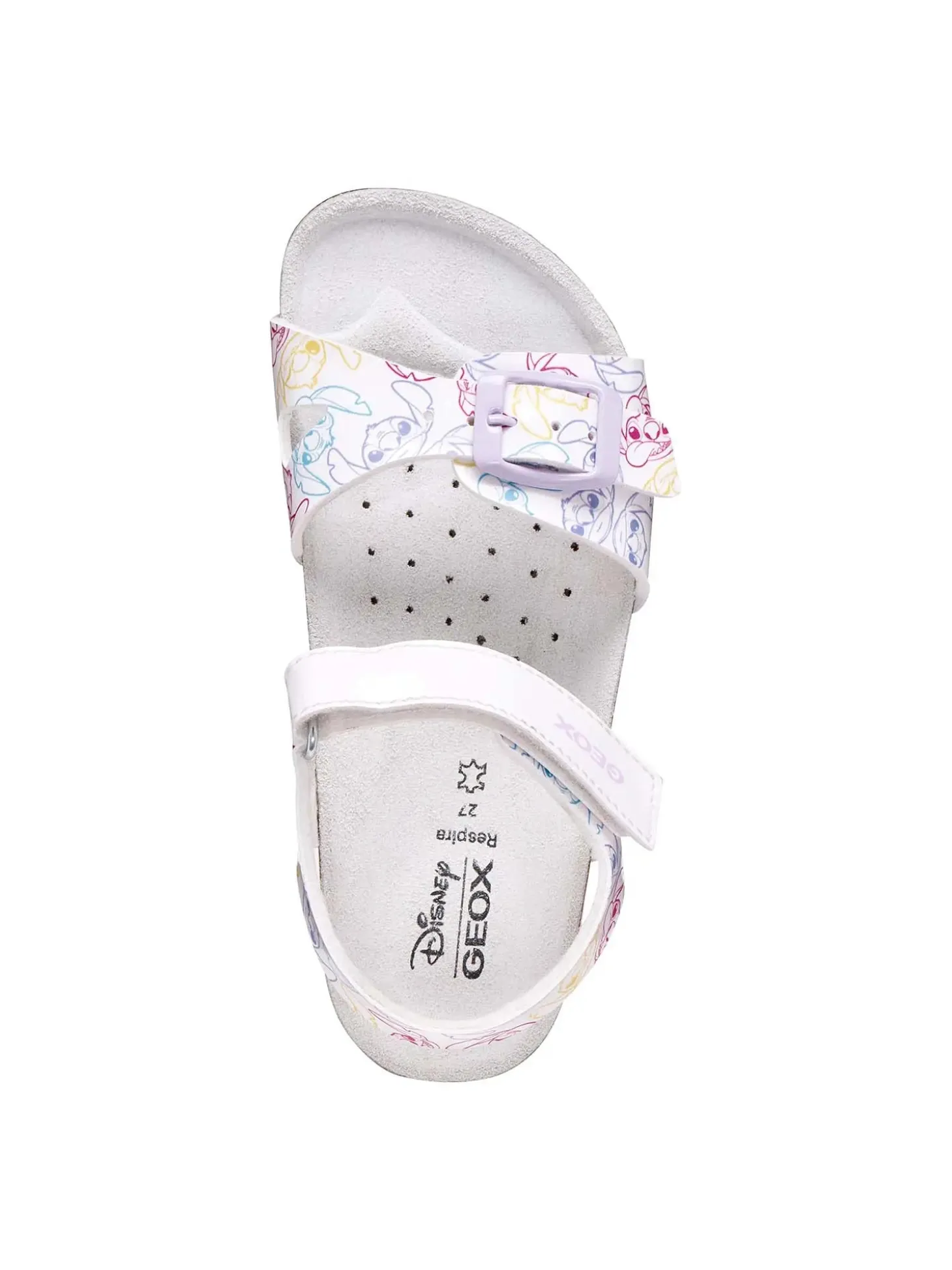 SANDALO RAGAZZA - GEOX BIANCO-ROSA - J158MC 000FC