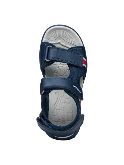 SANDALO RAGAZZO - GEOX NAVY-ROSSO - J555XB 01454