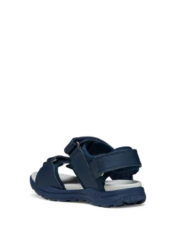 SANDALO RAGAZZO - GEOX NAVY-ROSSO - J555XB 01454
