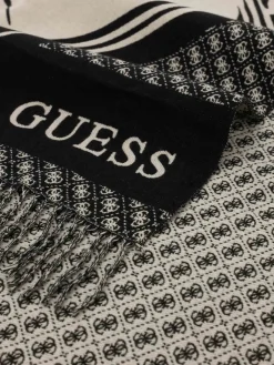 SCIARPA DONNA - GUESS NERO - AW5662 POL03