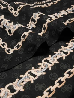 SCIARPA DONNA - GUESS NERO - AW5494 VIS03