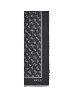 SCIARPA DONNA - GUESS NERO - AW5529 VIS03