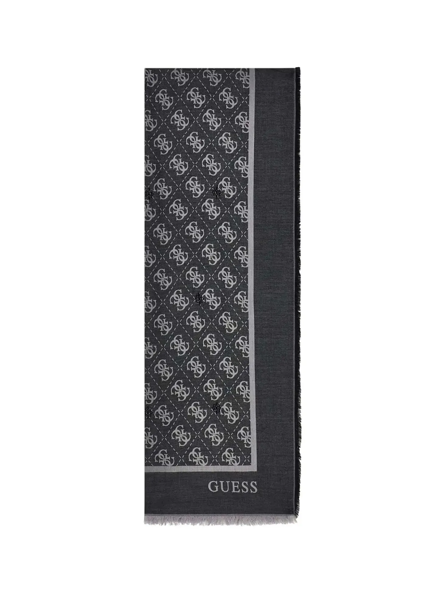 SCIARPA DONNA - GUESS NERO - AW5529 VIS03