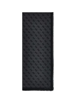 SCIARPA DONNA - GUESS NERO - AW5531 VIS03