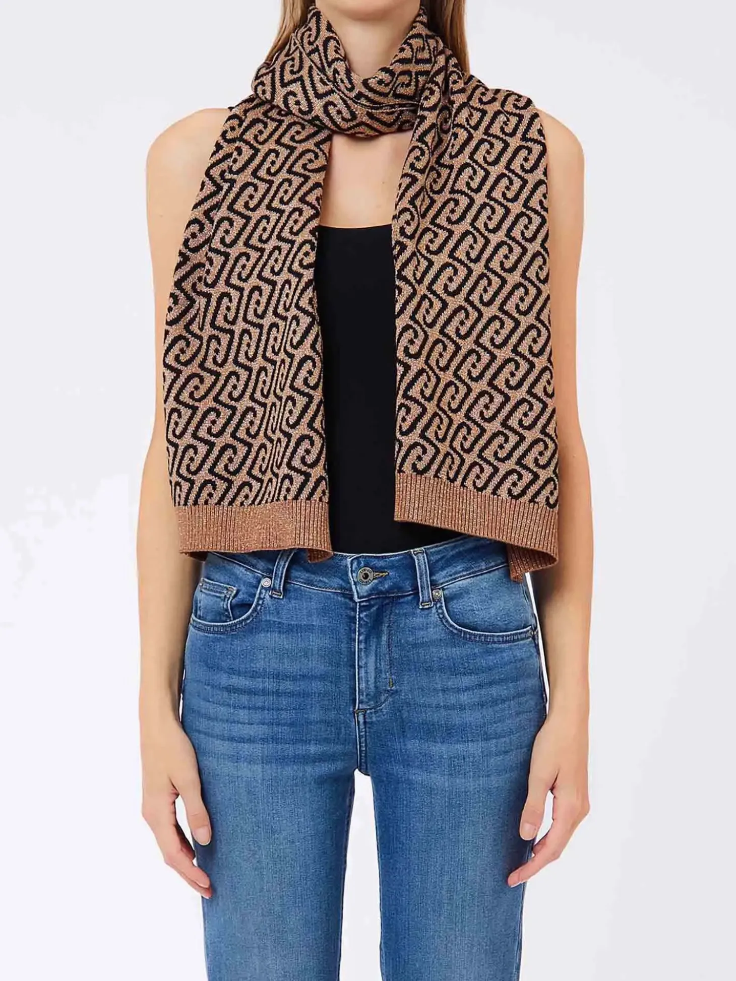 SCIARPA DONNA - LIU-JO CAMEL - 2F6016M0300