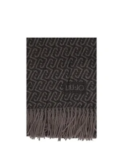 SCIARPA DONNA - LIU-JO NERO-ANTRACITE - 2F6028T2742