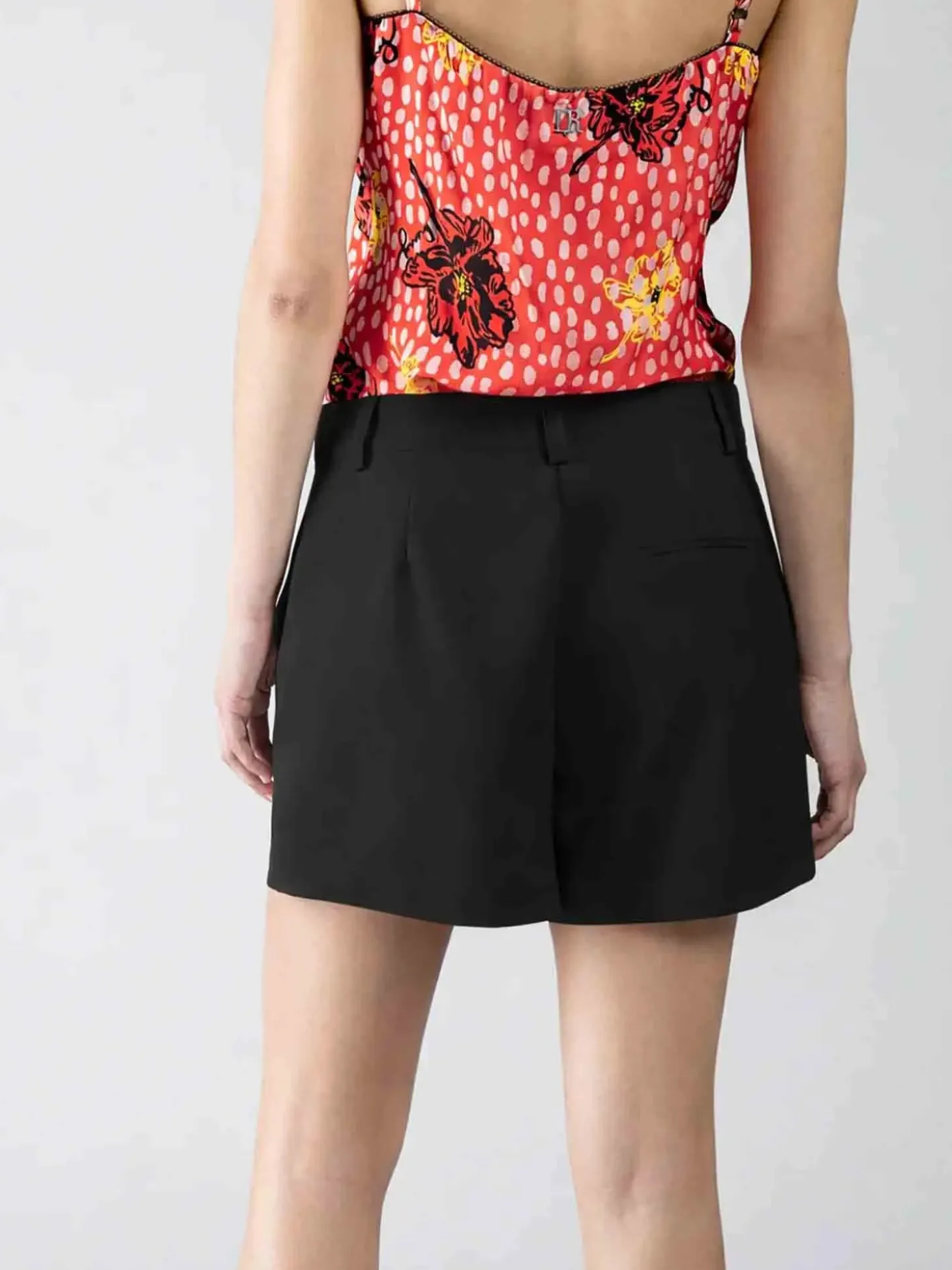 SHORT DONNA - DENNY ROSE NERO - 611DD25009