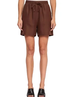 SHORT DONNA - GAUDI JEANS MARRONE - 611BD25046