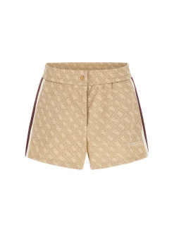 SHORT DONNA - GUESS ATHLEISURE BEIGE - V6GD02 K2959