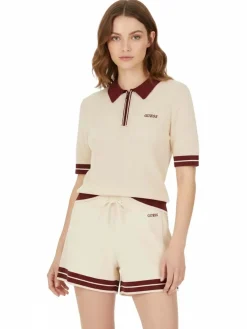 SHORT DONNA - GUESS ATHLEISURE BEIGE - V6GD05 Z0652