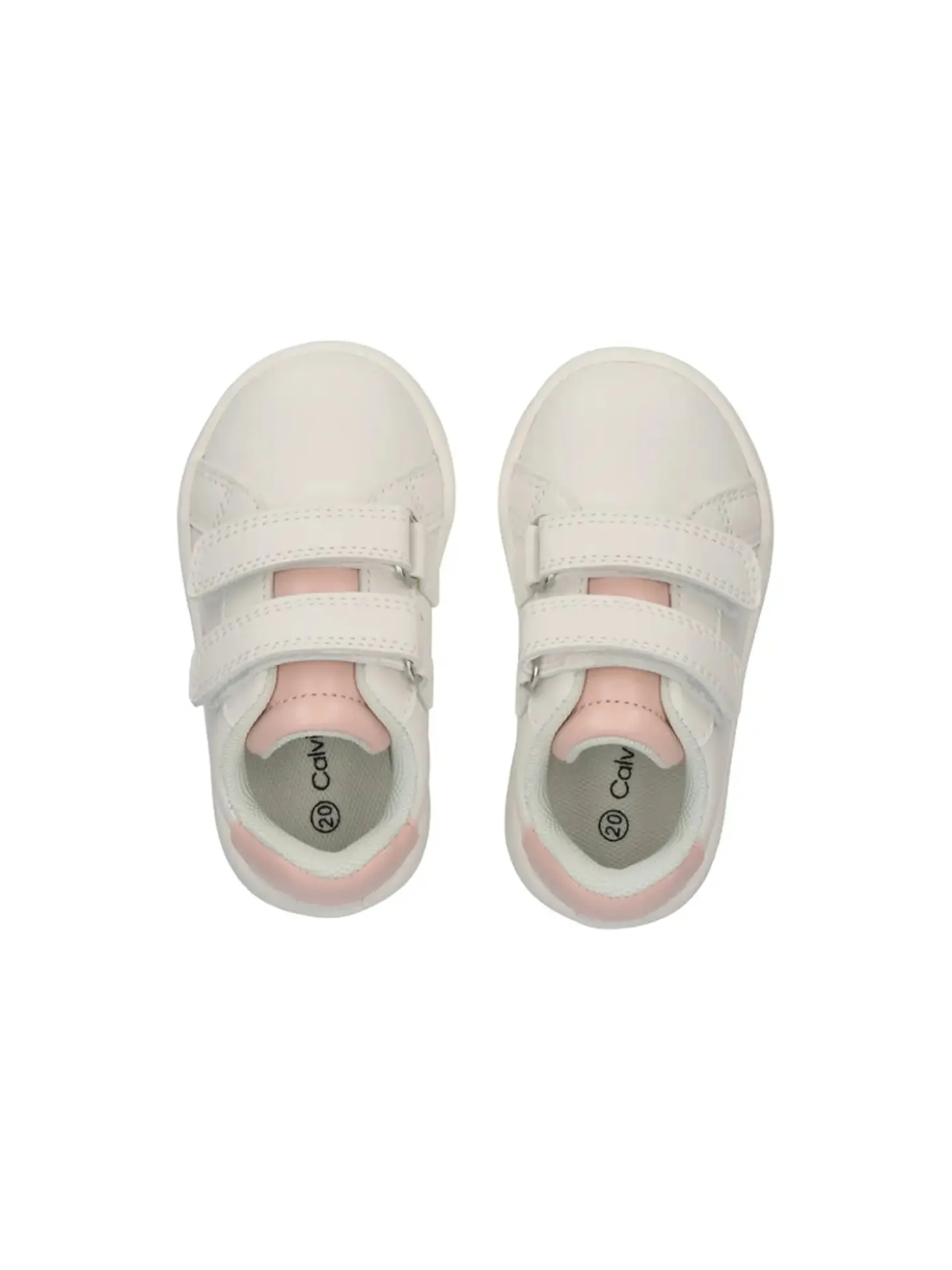 SNEAKERS BAMBINA - CALVIN KLEIN BIANCO-NUDO - V1A9-83206-1355
