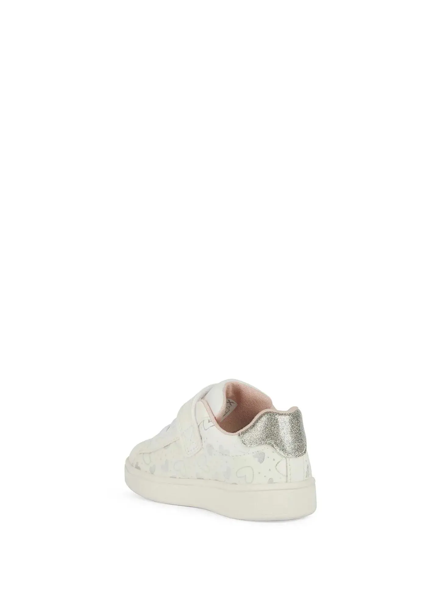 SNEAKERS BAMBINA - GEOX BIANCO-ARGENTO - B455MA 0BCKC