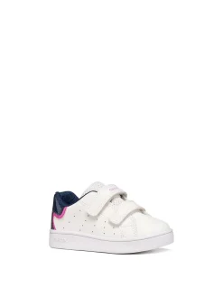 SNEAKERS BAMBINA - GEOX BIANCO-BLU - B365MA 0BCKC