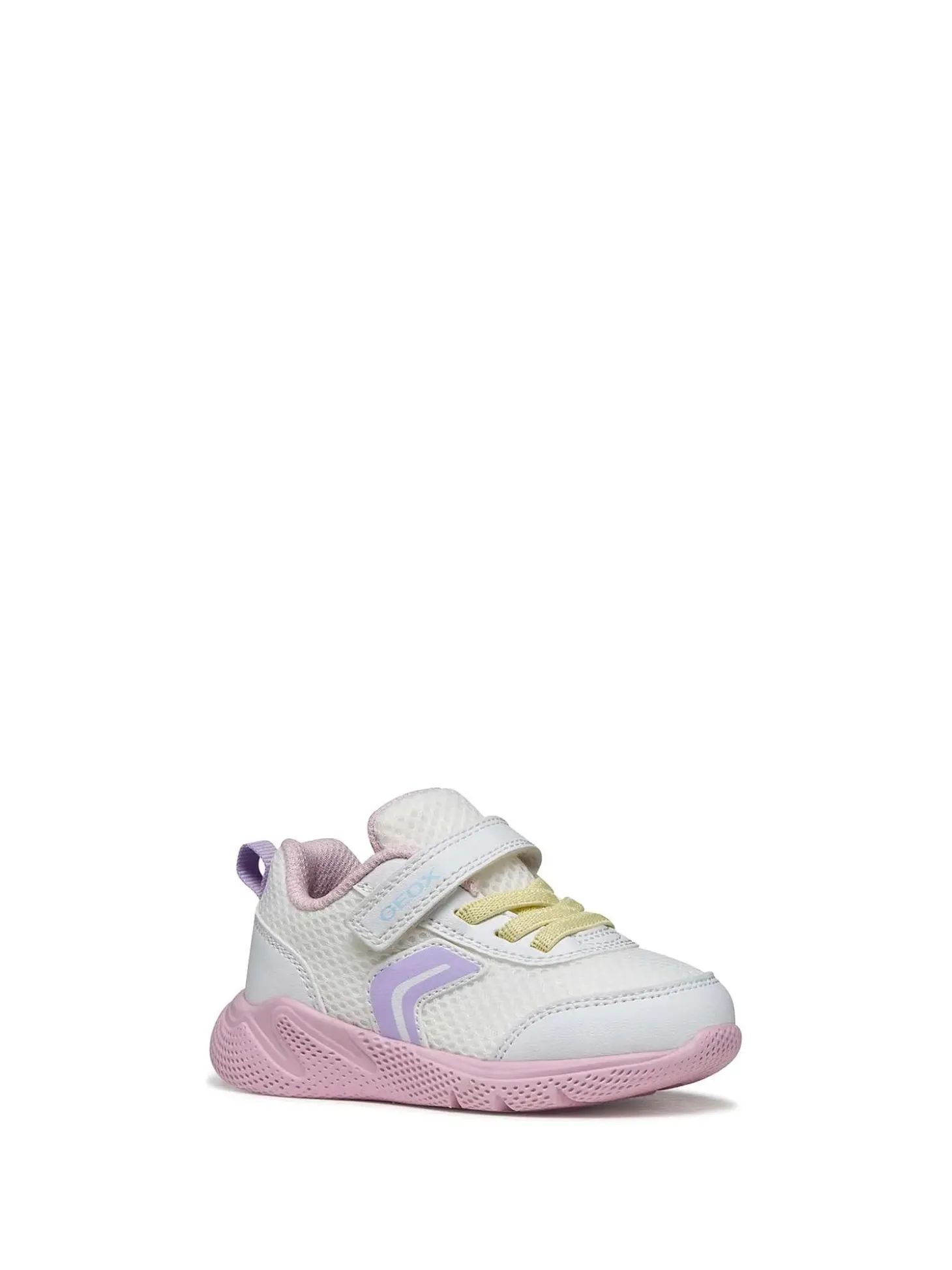 SNEAKERS BAMBINA - GEOX BIANCO-ROSA - B454TD 01454