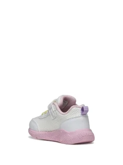 SNEAKERS BAMBINA - GEOX BIANCO-ROSA - B454TD 01454