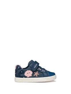 SNEAKERS BAMBINA - GEOX BLU-ROSA - B651MB 00954