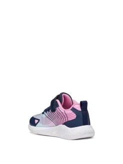 SNEAKERS BAMBINA - GEOX BLU-ROSA - B664TA 0119J