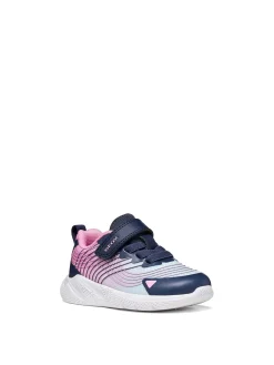 SNEAKERS BAMBINA - GEOX BLU-ROSA - B664TA 0119J