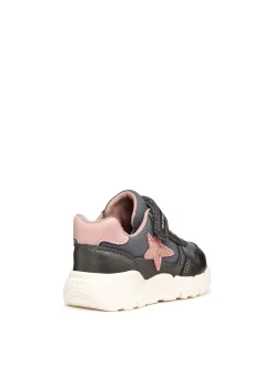 SNEAKERS BAMBINA - GEOX GRIGIO-ROSA - B566NB 0AJAS