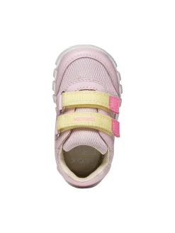 SNEAKERS BAMBINA - GEOX ROSA-GIALLO - B3558A 01454