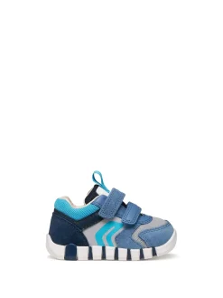 SNEAKERS BAMBINO - GEOX BLU-GRIGIO - B3555D 02214