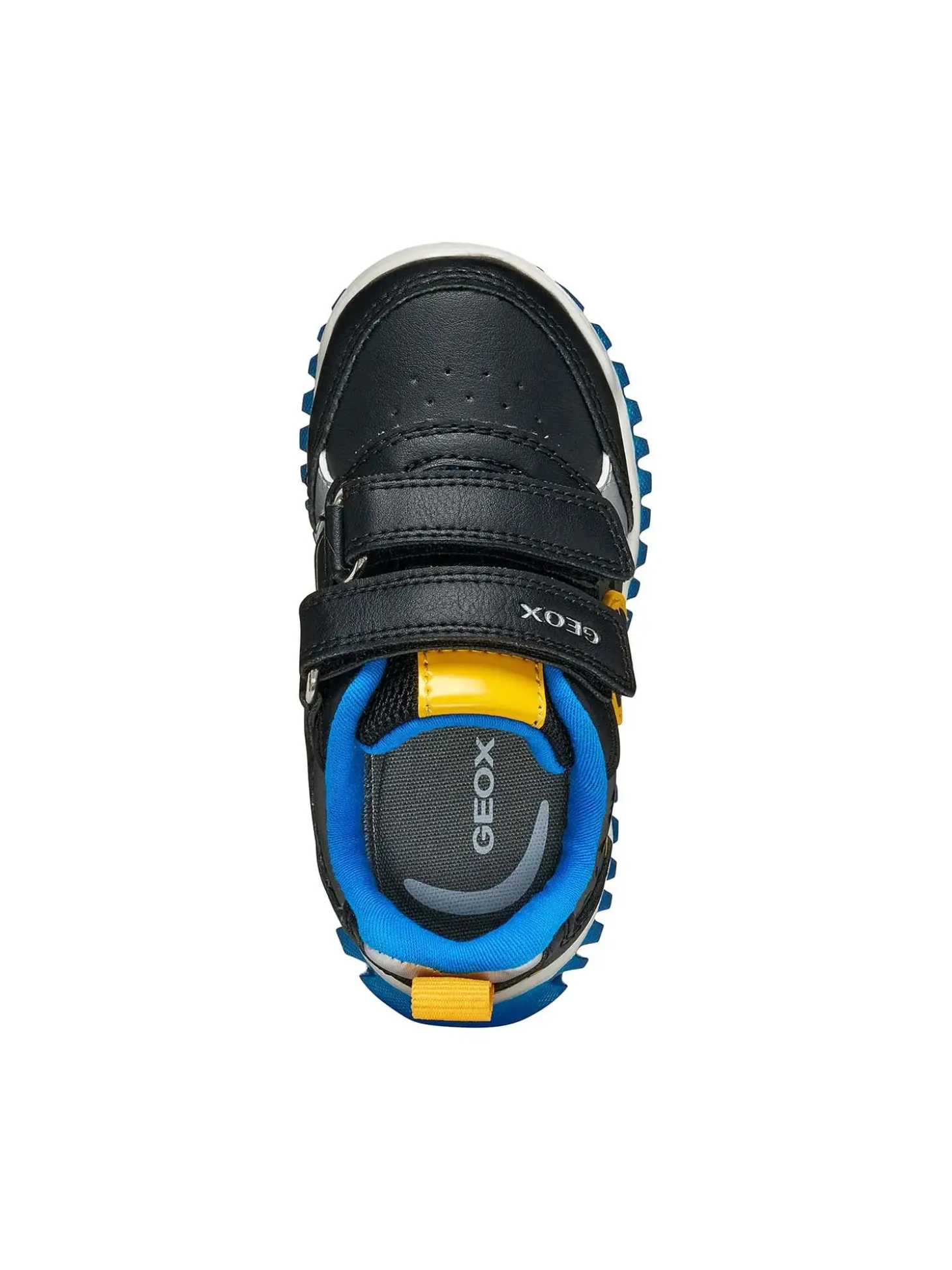 SNEAKERS BAMBINO - GEOX NERO-GIALLO - B665ZA 000BC