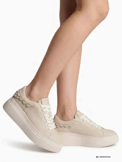 SNEAKERS DONNA - EMANUELLE VEE AVORIO - 462P-100-11-P138
