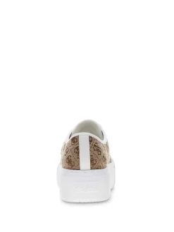 SNEAKERS DONNA - GUESS BEIGE-MARRONE - FLJJZ4 FAL12