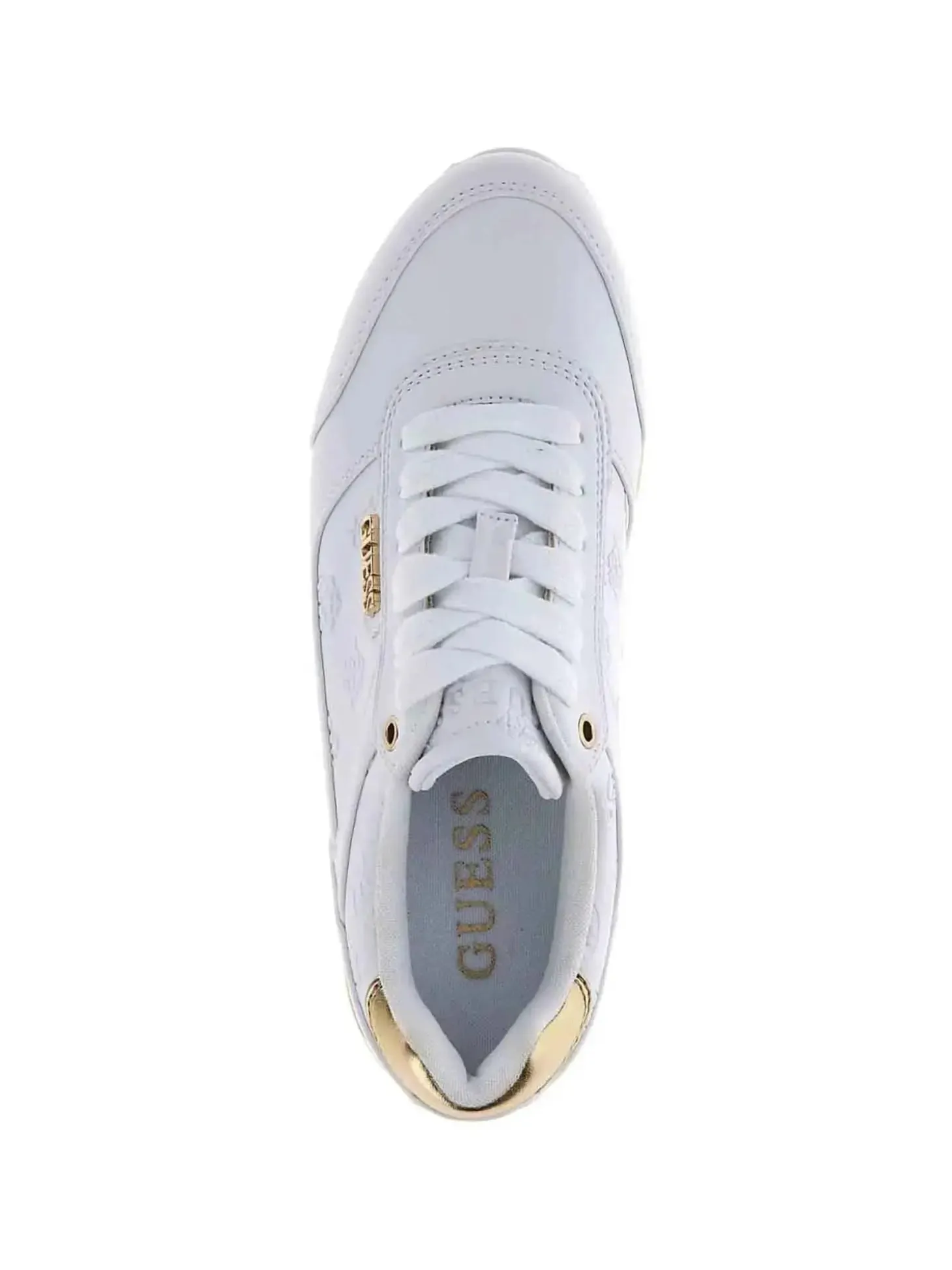 SNEAKERS DONNA - GUESS BIANCO-PLATINO - FLJHN4 ELE12