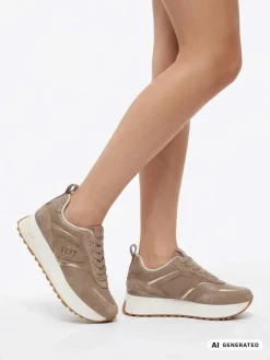 SNEAKERS DONNA - LIU-JO BEIGE - BF6005PX310