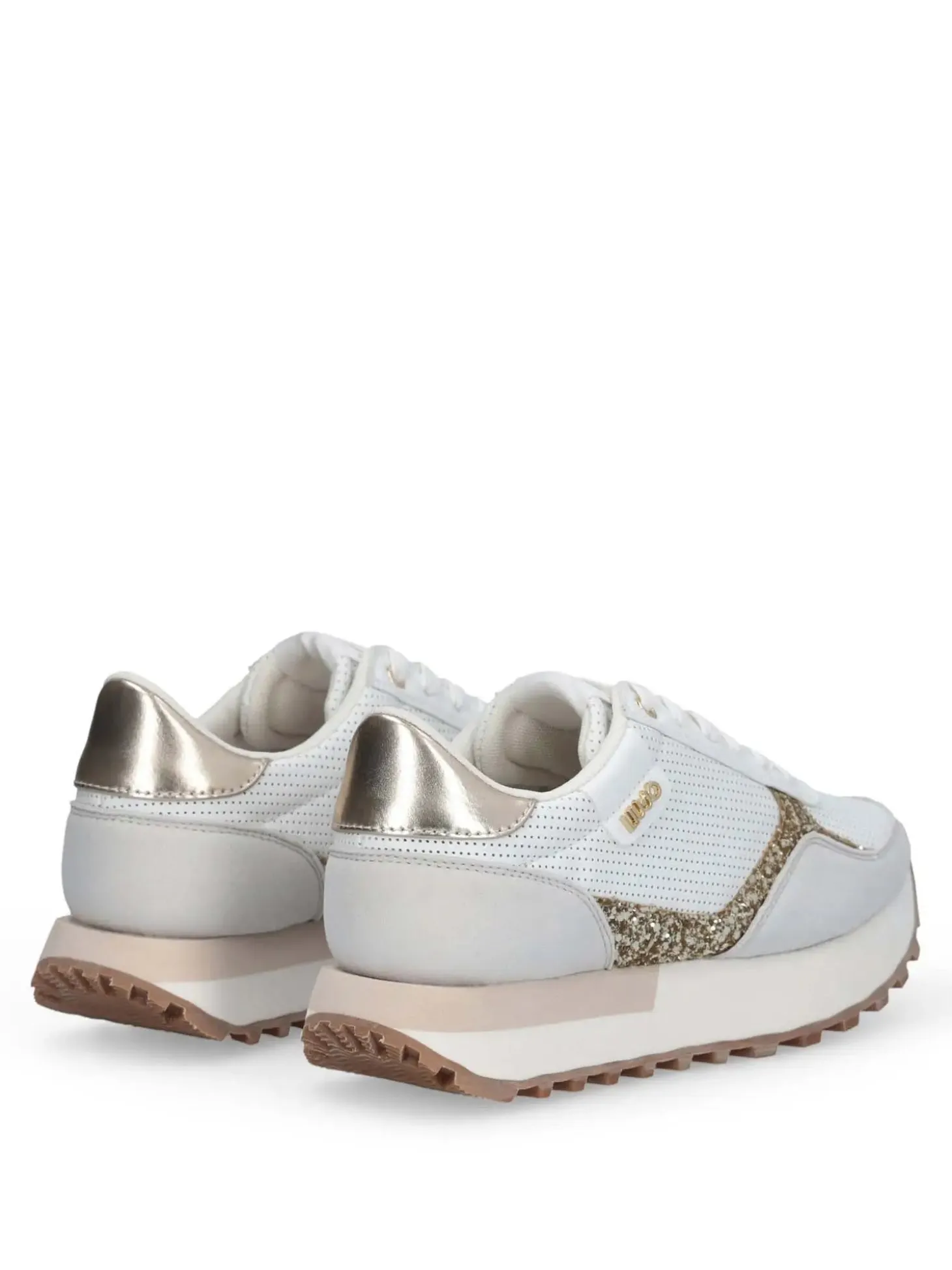 SNEAKERS DONNA - LIU-JO BIANCO-ORO - BA6065TX524