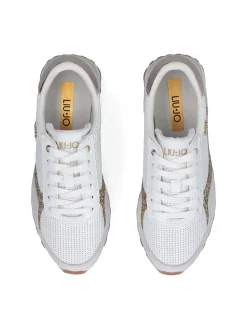 SNEAKERS DONNA - LIU-JO BIANCO-ORO - BA6065TX524