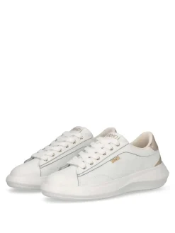 SNEAKERS DONNA - LIU-JO BIANCO-ORO - BA6069PX026